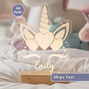 Custom Unicorn LED Night Light – Fun and Magical Kids’ Room Decor